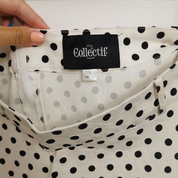 Collectif 50s flamingo swing skirt - Picture 4 of 7